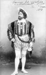Pol Plancon, 1851-1914, French bass as Francois I in Saint Saëns' "Ascanio" Inscribed: Hommage tri repectuenx a Mademoiselle Mead Pol Plancon 1893. Photo: Benque & Co. 33 Rue Boissy D'Anglas Paris