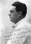 Darius Milhaud 1892-1974 French composer and member of Les Six Inscribed: a Mrs. Sandford souvenir de von charming aciueil a Saint Paul Milhaud xbre 1925 Photo: L. D. Bogue concert management 130 West 42nd St. NY by Charles Ringling and New College of Florida (Sarasota, Fla.)