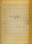 Robert Helps collection, 1928-2001, Box 38 folder 5 Symphony No. 1, 1955 by Robert Helps