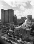 Aerial View of Tampa Showing the Hillsborough County Courthouse