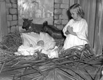 "Baby Jesus in the Manger" at Sacred heart Catholic Church