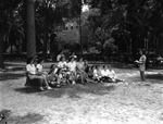 An Outdoor class at the University of Tampa