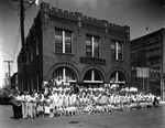 Children Gather in Front of the Salvation Army by Robertson and Fresh (Firm)