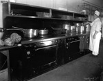 A Cook in a commercial kitchen