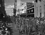 Boy Scouts march during the Children's Gasparilla Parade on Franklin Street by Robertson and Fresh