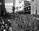 Boy Scouts March down Franklin Street During the Children's Gasparilla Parade