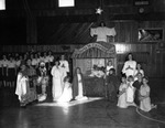 The Children of Sacred Heart Catholic Church Create a Nativity Scene