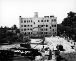 Construction workers at Saint Joseph's Hospital by Robertson and Fresh