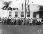 Employees Pose in Front of Wilson & Company by Robertson and Fresh