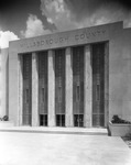 Entrance to the Hillsborough County Courthouse by Robertson and Fresh