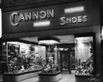 The Entrance to Cannon Shoes at Night by Robertson and Fresh (Firm)