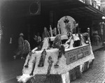 A Float advertising the "Footlight Parade" during the Gaparilla Parade by Robertson and Fresh (Firm) and University of South Florida -- Tampa Campus Library