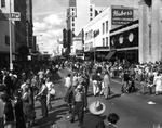 Crowd on Franklin Street After the Children's Gasparilla Parade by Robertson and Fresh