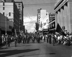 Cub Scouts March down Franklin Street During the Children's Gasparilla Parade