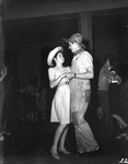 A Couple in costume during a dance