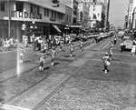 Drum Majorettes During a Parade on Franklin Street by Robertson and Fresh (Firm)