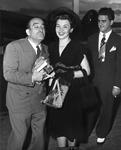 Frank Grasso and Mary Hatcher at the Airport