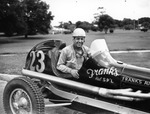 Frank's Auto Paint and Body Race Car No. 23, Driver at the Wheel by Robertson and Fresh