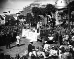 The Gasparilla Parade Passes the County Courthouse