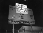 The Hav-a-Tampa Clock and Scoreboard During the Hillsborough High and Jefferson High Football Game by Robertson and Fresh (Firm)