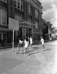 Girls Playing Basketball at Plant High School by Robertson and Fresh (Firm)