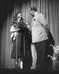 Mary Hatcher and Sol Fleischman Onstage at the Tampa Theatre