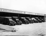Lykes Brothers Delivery Trucks on the Loading Dock of the Company by Robertson and Fresh