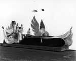 The Miss Centro Asturiano Float During the Gasparilla Parade
