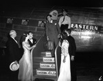 Posing Outside an Eastern Air Lines Silver Liner by Robertson and Fresh (Firm)