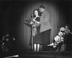 Sol Fleischman and Mary Hatcher Onstage at the Tampa Theatre