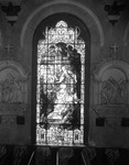 Stained Glass Window at the Sacred Heart Church