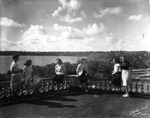 Students from Florida Southern College Sit Overlooking Lake Hollingsworth