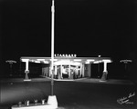 A Standard Oil Service Station on Dale Mabry and Henderson Lit Up for the Night by Robertson and Fresh (Firm)