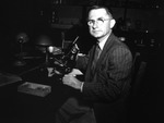 A University of Tampa Researcher in his Lab