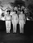 Three Military Officers Stand at Attention by Robertson and Fresh (Firm)
