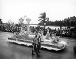 The Tampa Hotel Association Float During the Gasparilla Parade