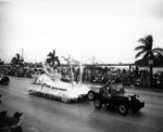 The Tampa Chamber of Commerce and Greater Tampa Merchants Association Float During the Gasparilla Parade