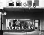 Window Display at the Singer Sewing Machine Company by Robertson and Fresh