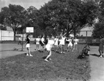 Women Playing Volleyball at the University of Tampa