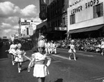 Young Drum Majorettes Pass Tampa Theater During the Children's Gasparilla Parade by Robertson and Fresh (Firm)