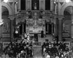 A View of the Altar Inside the Sacred Heart Church During the Service