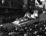 A Centro Asturiano De Tampa Float During a Parade