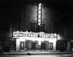 [A Park Theatre on Lafayette Street at night] by Robertson and Fresh
