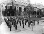 University of Tampa Marching Band in the Courtyard