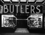 A Window Display at Butler's Shoe Store by Robertson and Fresh