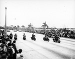 A Tampa Police Pass down Bayshore Boulevard During a Parade by Robertson and Fresh