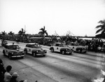 A Tampa Police Pass down Bayshore Boulevard During a Parade by Robertson and Fresh