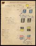Chart, Spoonbill Color Combination, 1940