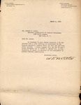 Letter, W.L. McCater to Robert Porter Allen, March 4, 1939