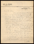 Letter, Jay A. Weber to Robert Porter Allen, March 6, 1939